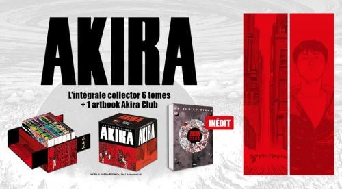 AKIRA - Intégrale Collector avec artbook Akira Club - Réédition