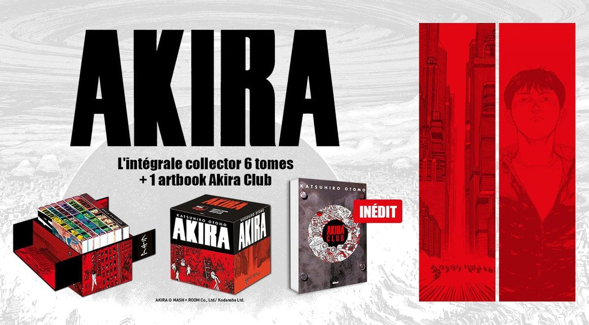 AKIRA - Intégrale Collector avec artbook Akira Club - Réédition
